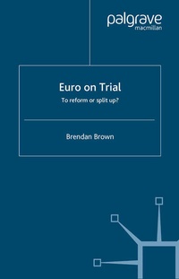 Enlarge image Cover: Euro on Trial - Palgrave Macmillan
