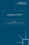 Cover: Language and Spirit - Palgrave Macmillan