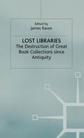 Cover: Lost Libraries - Palgrave Macmillan