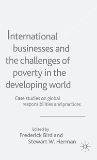 Enlarge image Cover: International Businesses and the Challenges of Poverty in the Developing World - Palgrave Macmillan