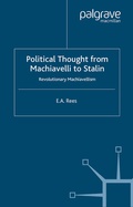Cover: Political Thought From Machiavelli to Stalin - Palgrave Macmillan