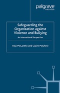 Cover: Safeguarding the Organization Against Violence and Bullying - Palgrave Macmillan