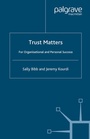 Cover: Trust Matters - Palgrave Macmillan