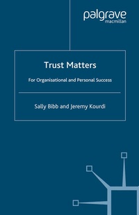 Enlarge image Cover: Trust Matters - Palgrave Macmillan