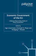 Cover: Economic Government of the EU - Palgrave Macmillan