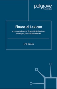 Enlarge image Cover: Financial Lexicon - Palgrave Macmillan