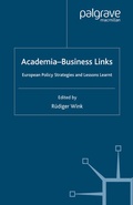 Cover: Academia-Business Links - Palgrave Macmillan