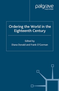 Enlarge image Cover: Ordering the World in the Eighteenth Century - Palgrave Macmillan