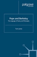 Cover: Pope and Berkeley - Palgrave Macmillan