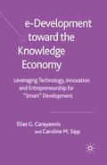Cover: e-Development Toward the Knowledge Economy - Palgrave Macmillan