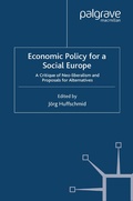 Cover: Economic Policy for a Social Europe - Palgrave Macmillan