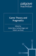 Cover: Game Theory and Pragmatics - Palgrave Macmillan
