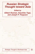 Cover: Russian Strategic Thought toward Asia - Palgrave MacMillan