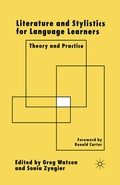 Cover: Literature and Stylistics for Language Learners - Palgrave Macmillan