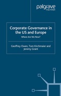 Cover: Corporate Governance in the US and Europe - Palgrave Macmillan
