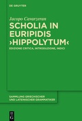 Cover: Scholia in Euripidis "Hippolytum" - De Gruyter