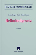 Cover: Heilmittelgesetz - Helbing & Lichtenhahn