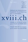 Cover: xviii.ch Vol. 6/2015 - Schwabe Verlagsgruppe AG Schwabe Verlag