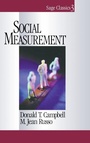 Cover: Social Measurement - SAGE Publications Inc