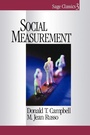 Cover: Social Measurement - SAGE Publications Inc