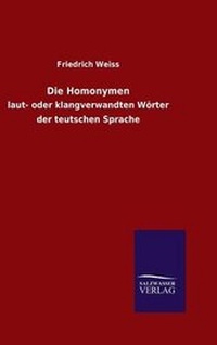 Enlarge image Cover: Die Homonymen - Salzwasser-Verlag GmbH