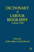 Cover: Dictionary of Labour Biography - Palgrave Macmillan