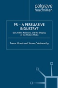 Cover: PR- A Persuasive Industry? - Palgrave Macmillan