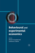 Cover: Behavioural and Experimental Economics - Palgrave Macmillan
