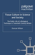 Cover: Tissue Culture in Science and Society - Palgrave Macmillan