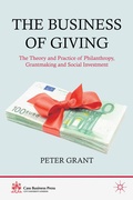 Cover: The Business of Giving - Palgrave Macmillan