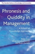 Cover: Phronesis and Quiddity in Management - Palgrave Macmillan