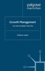 Cover: Growth Management - Palgrave Macmillan