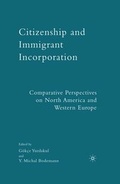 Cover: Citizenship and Immigrant Incorporation - Palgrave MacMillan