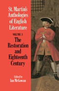 Cover: St. Martin's Anthologies of English Literature - Palgrave MacMillan