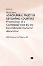 Cover: Agricultural Policy in Developing Countries - Palgrave Macmillan