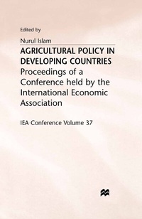 Enlarge image Cover: Agricultural Policy in Developing Countries - Palgrave Macmillan