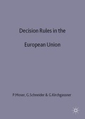 Cover: Decision Rules in the European Union - Palgrave Macmillan