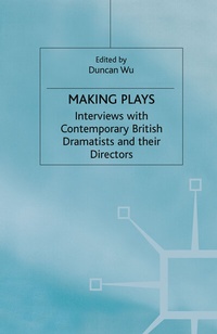 Enlarge image Cover: Making Plays - Palgrave Macmillan