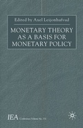 Cover: Monetary Theory as a Basis for Monetary Policy - Palgrave Macmillan