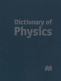 Cover: Dictionary of Physics - Palgrave Macmillan