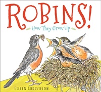 Abbildung von: Robins! How they Grow Up - Houghton Mifflin