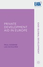 Cover: Private Development Aid in Europe - Palgrave Macmillan