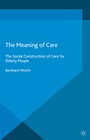 Cover: The Meaning of Care - Palgrave Macmillan