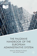 Cover: The Palgrave Handbook of the European Administrative System - Palgrave Macmillan