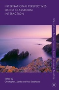 Cover: International Perspectives on ELT Classroom Interaction - Palgrave Macmillan