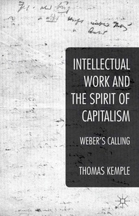 Enlarge image Cover: Intellectual Work and the Spirit of Capitalism - Palgrave Macmillan