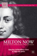 Cover: Milton Now - Palgrave MacMillan