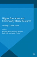 Cover: Higher Education and Community-Based Research - Palgrave MacMillan