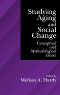 Cover: Studying Aging and Social Change - SAGE Publications Inc