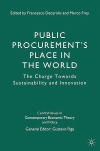 Enlarge image Cover: Public Procurement's Place in the World - Palgrave Macmillan